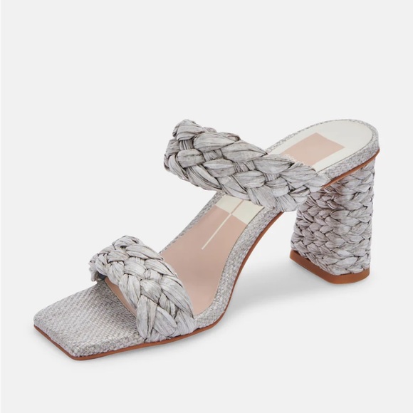 Dolce Vita Shoes - New Dolce Vita Sandals Light Gray Raffia